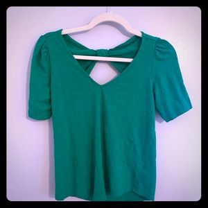 Green Meadow Rue Top (Anthropologie)